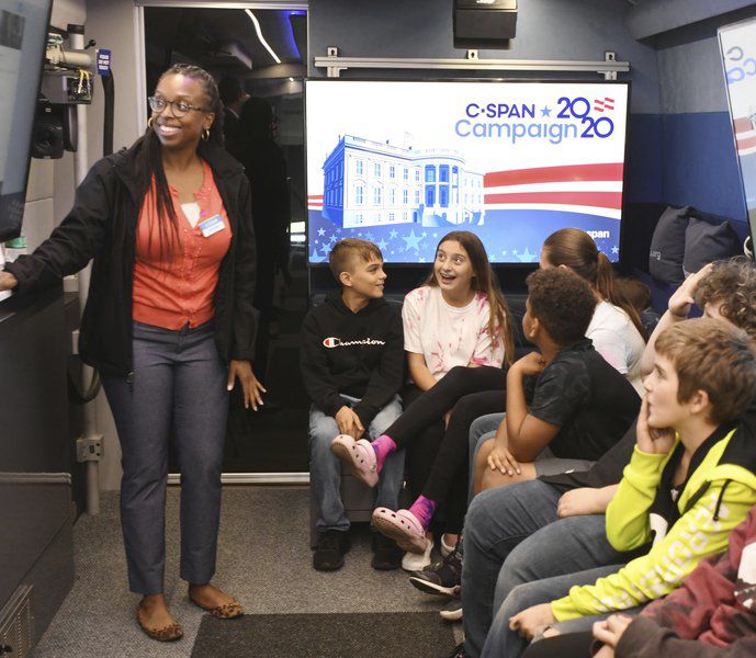C-SPAN bus rolls into town